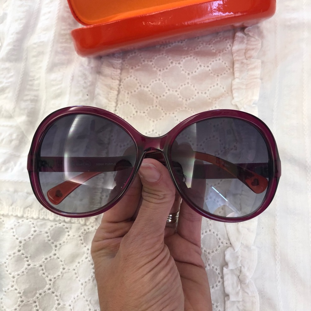 Authentic Coach Poppy Sunglasses Purple